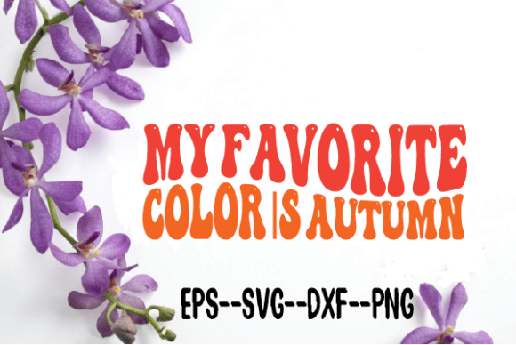 Autumn Retro Wavy Graphics for Crafts Branding