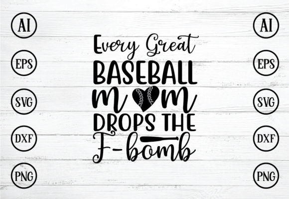 Baseball Mom SVG: Bold Graphics for Crafts