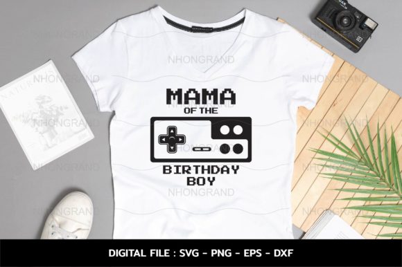 Birthday Boy Mom Joystick: Gaming Graphics for Crafts
