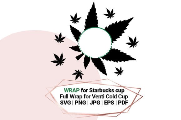Cannabis Wrap SVG: Modern Graphics for Crafts