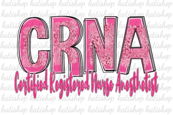 CRNA Life Pink Nurse PNG: Graphics for Crafts & Blogs