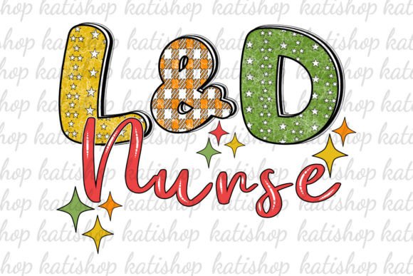 L D Nurse Graphics for Crafts and Blogs