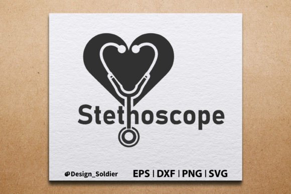 Medical Stethoscope Graphics for Crafts & Branding