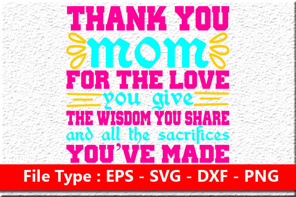 Mother's Day SVG Design: Graphics for Crafts