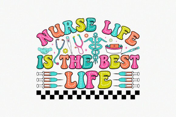 Nurse Life Retro PNG: Top Graphics for Crafts