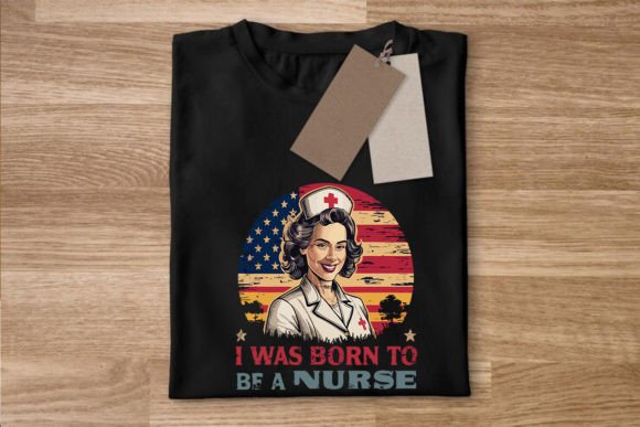 Patriotic Nurse Flag Graphics for Crafts