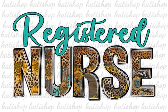 Registered Nurse Sunflower Sublimation: Graphics for Crafts