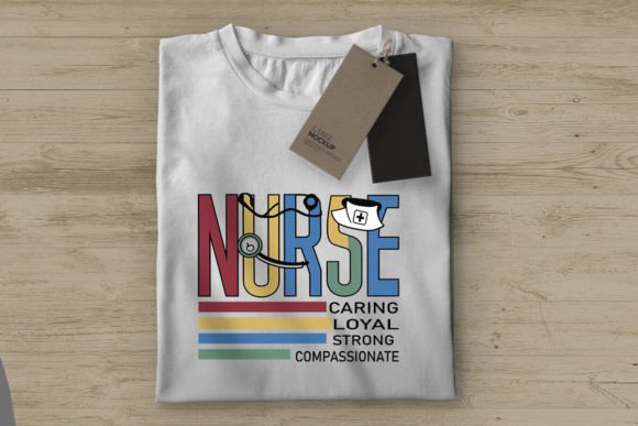 Retro Nurse T-Shirts Design: Graphics for Crafts