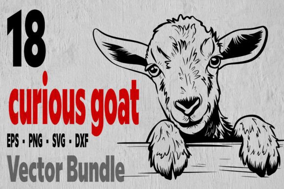 Review: 18 Curious Funny Goat Bundle Svg for Embroidery