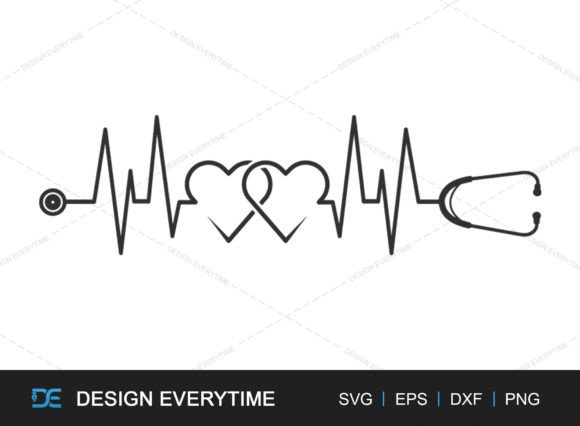 Review: Stethoscope with Heart Beat SVG for Embroidery